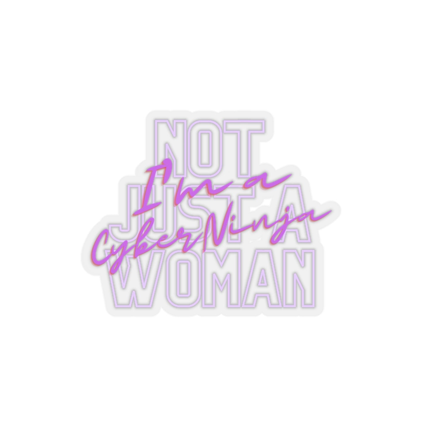 Not Just a Woman Sticker