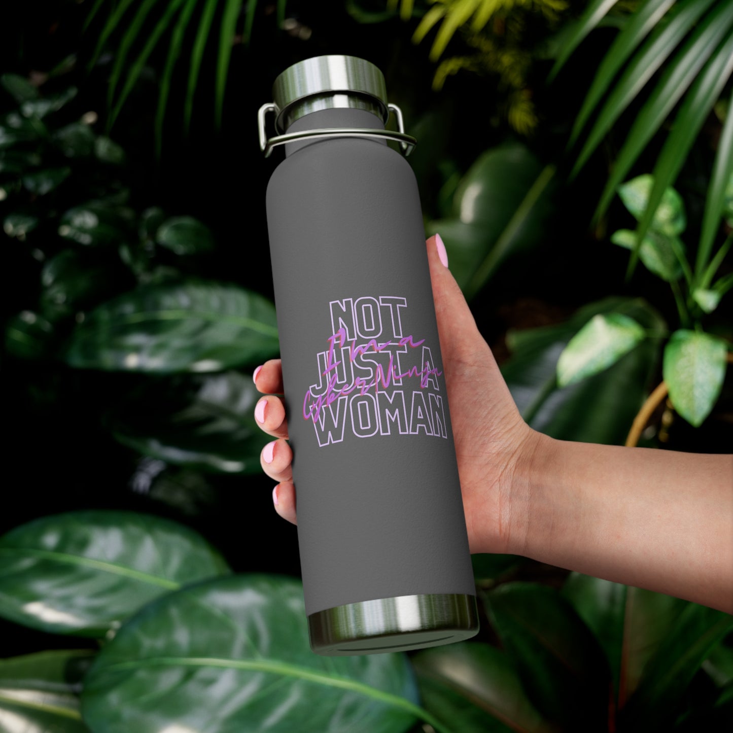 Not just a Woman Copper Vacuum Insulated Bottle, 22oz