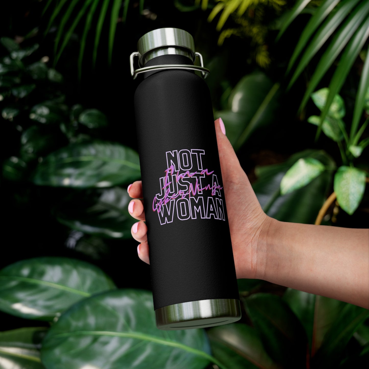 Not just a Woman Copper Vacuum Insulated Bottle, 22oz