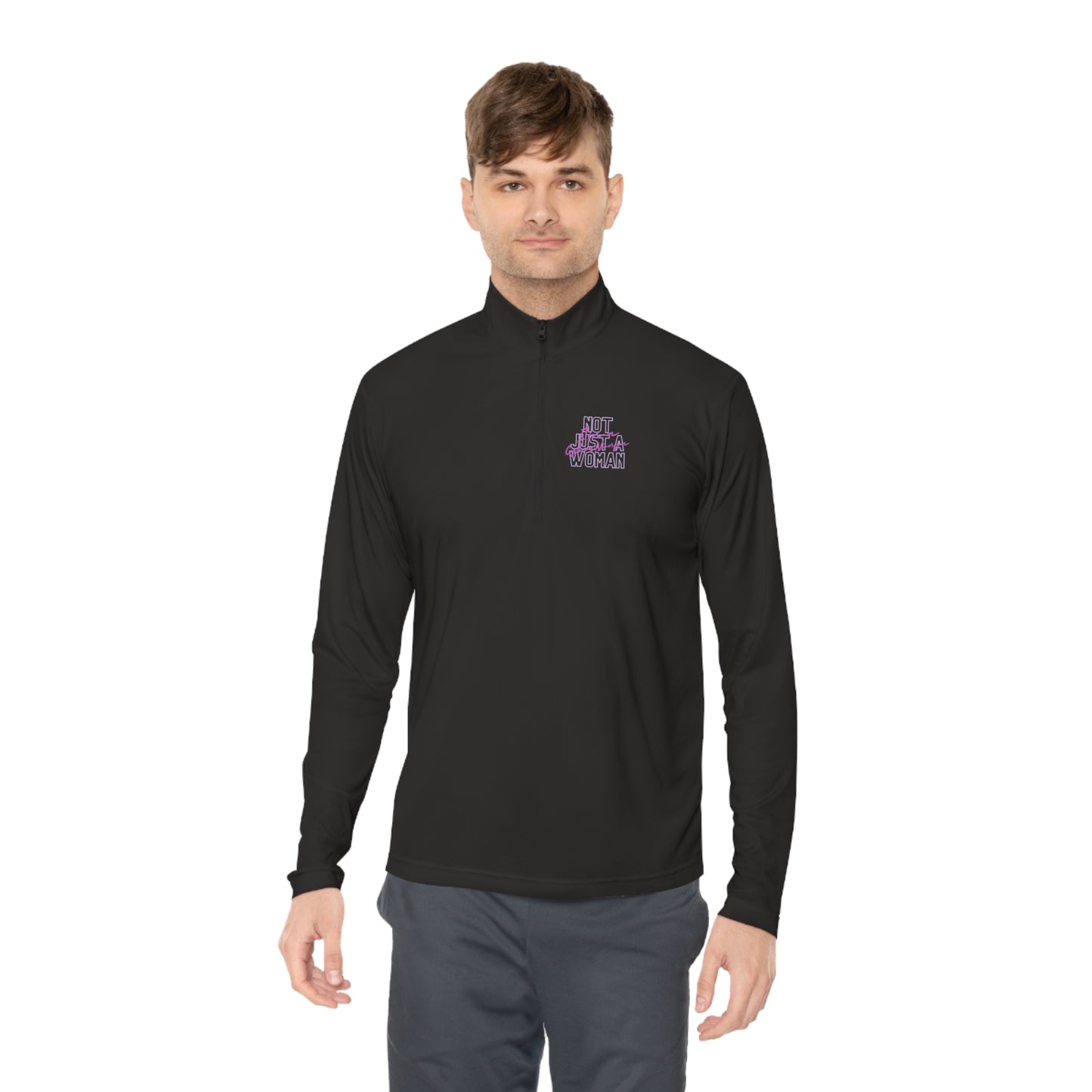 Cyber Ninja Pullover - Unisex Quarter-Zip Pullover